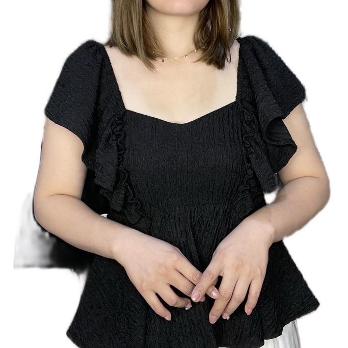 ZARA BUBLLE TOP PEPLUM BLOUSE