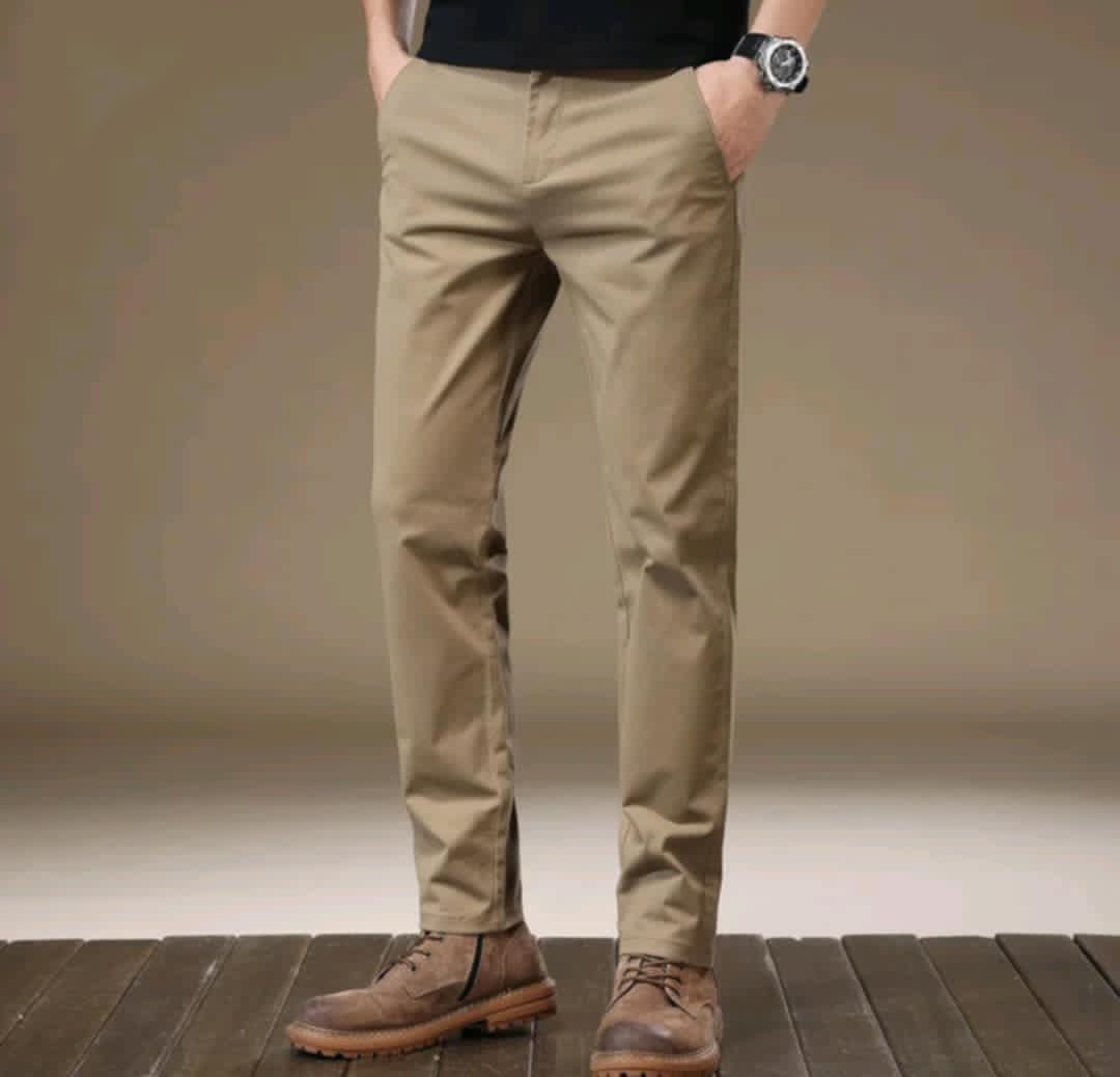 MEN COTTON STRETCHABLE TROUSER PANTS  (BUY 1 TAKE 1)