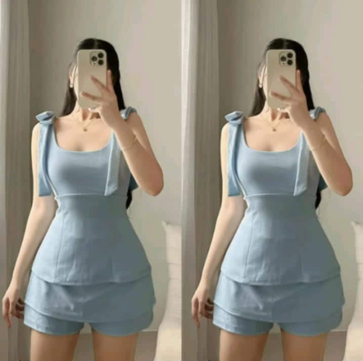 ALYSSA SLEEVELESS TOP & SKORTS TERNO