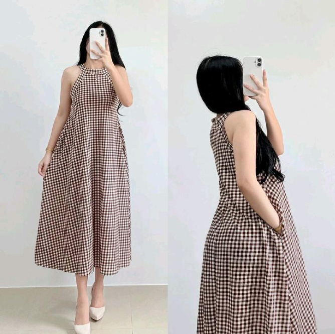 ASHLY HALTER DRESS (BUY 1 TAKE 1)
