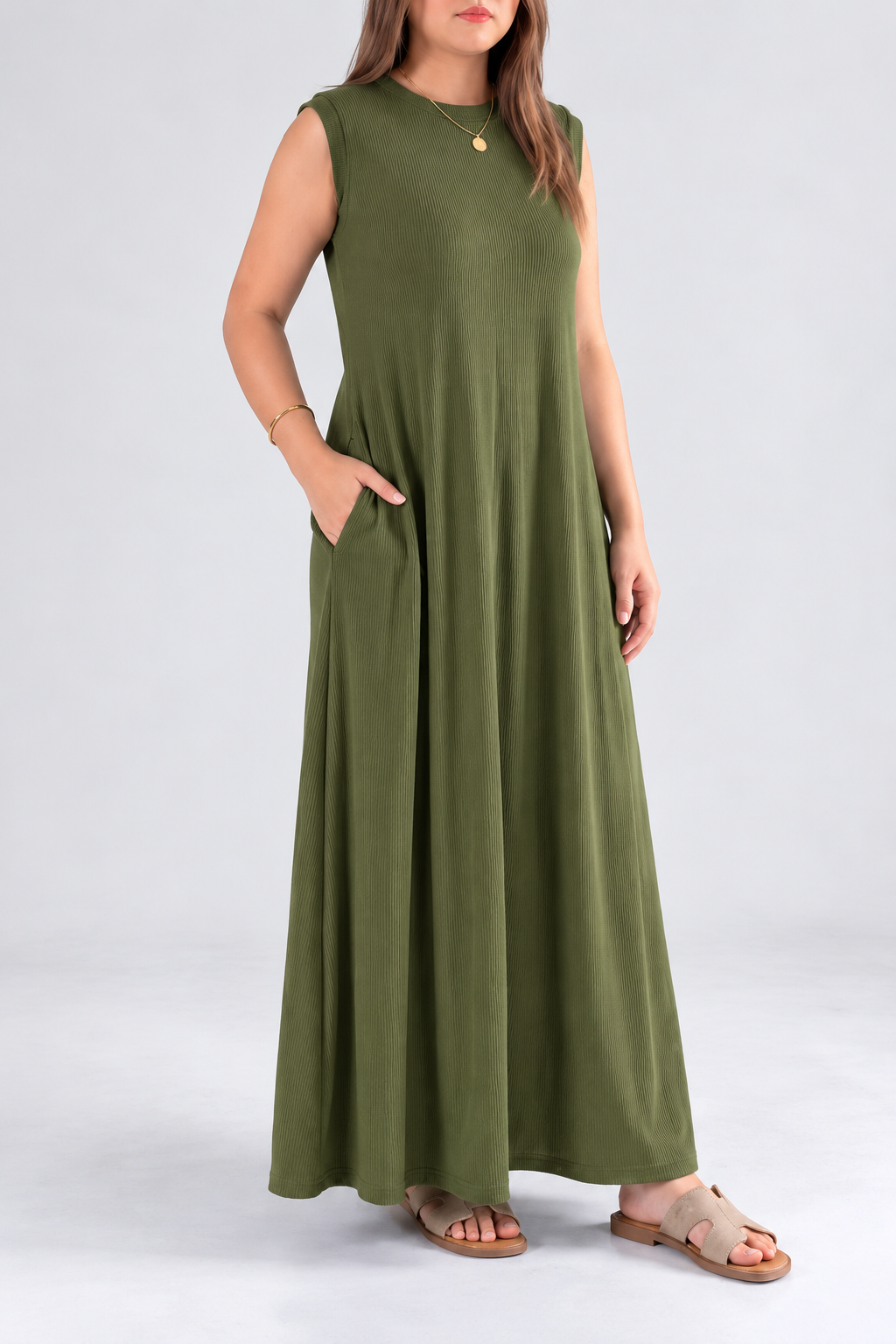 ALY SLEEVELESS MAXI DRESS ( BUY 1 TAKE 1 )