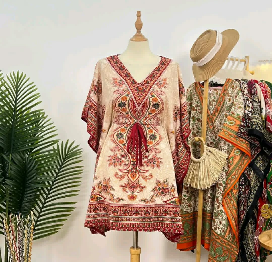MIDI KAFTAN DASTER DRESS ( BUY 1 TAKE 1 )