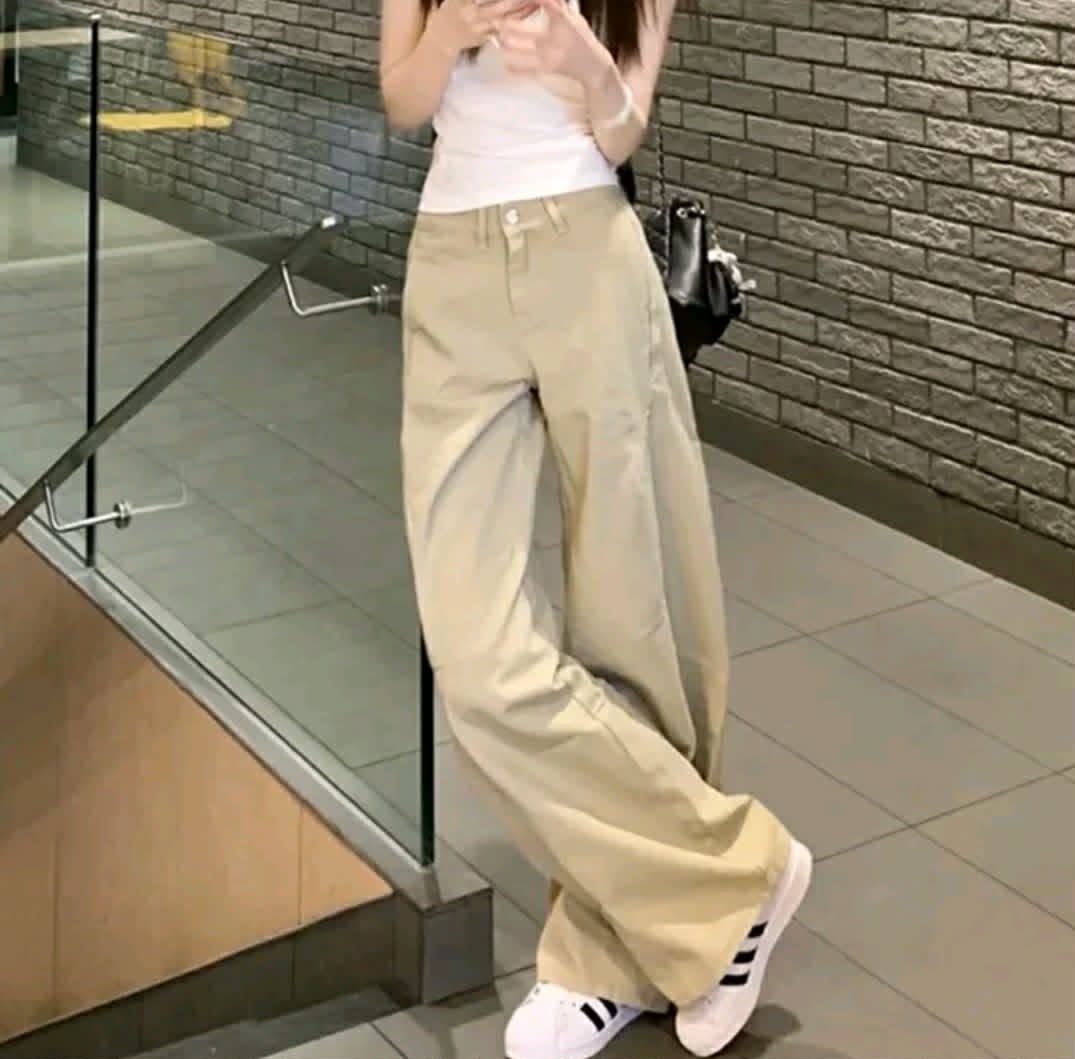 KOREAN HIGHWAIST LOOSE PANTS (BUY 1 TAKE 1)