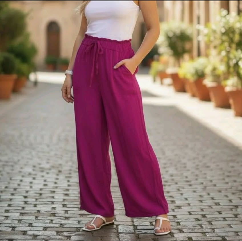 SOFT LINEN TOUSER PANTS ( BUY 1 TAKE 1 )