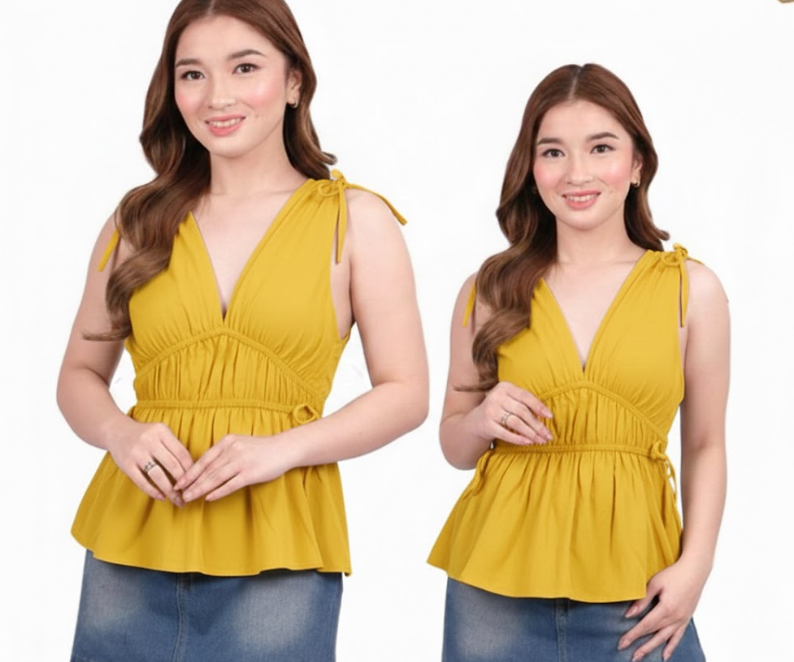 V NECK BLOUSE  (BUY 1 TAKE 1)