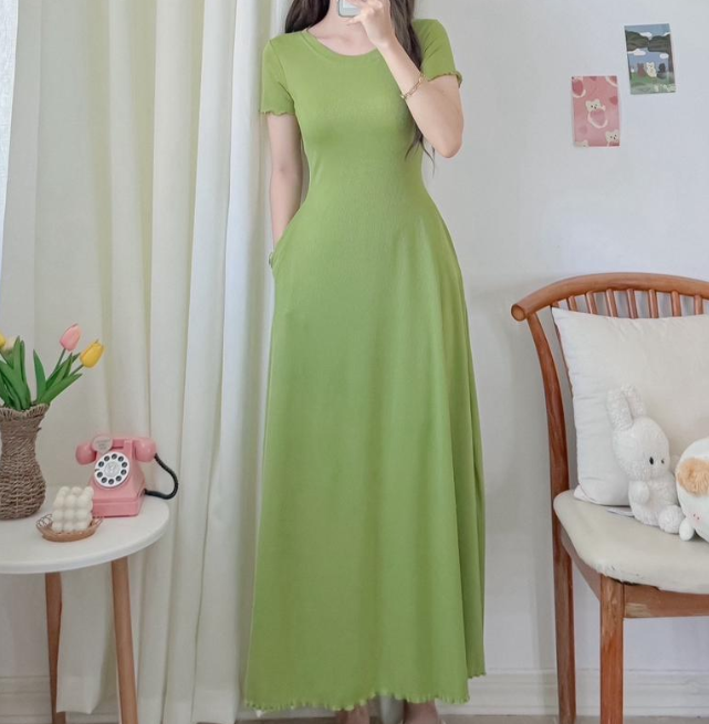 FREYA LETTUCE DRESS (BUY 1 TAKE 1)