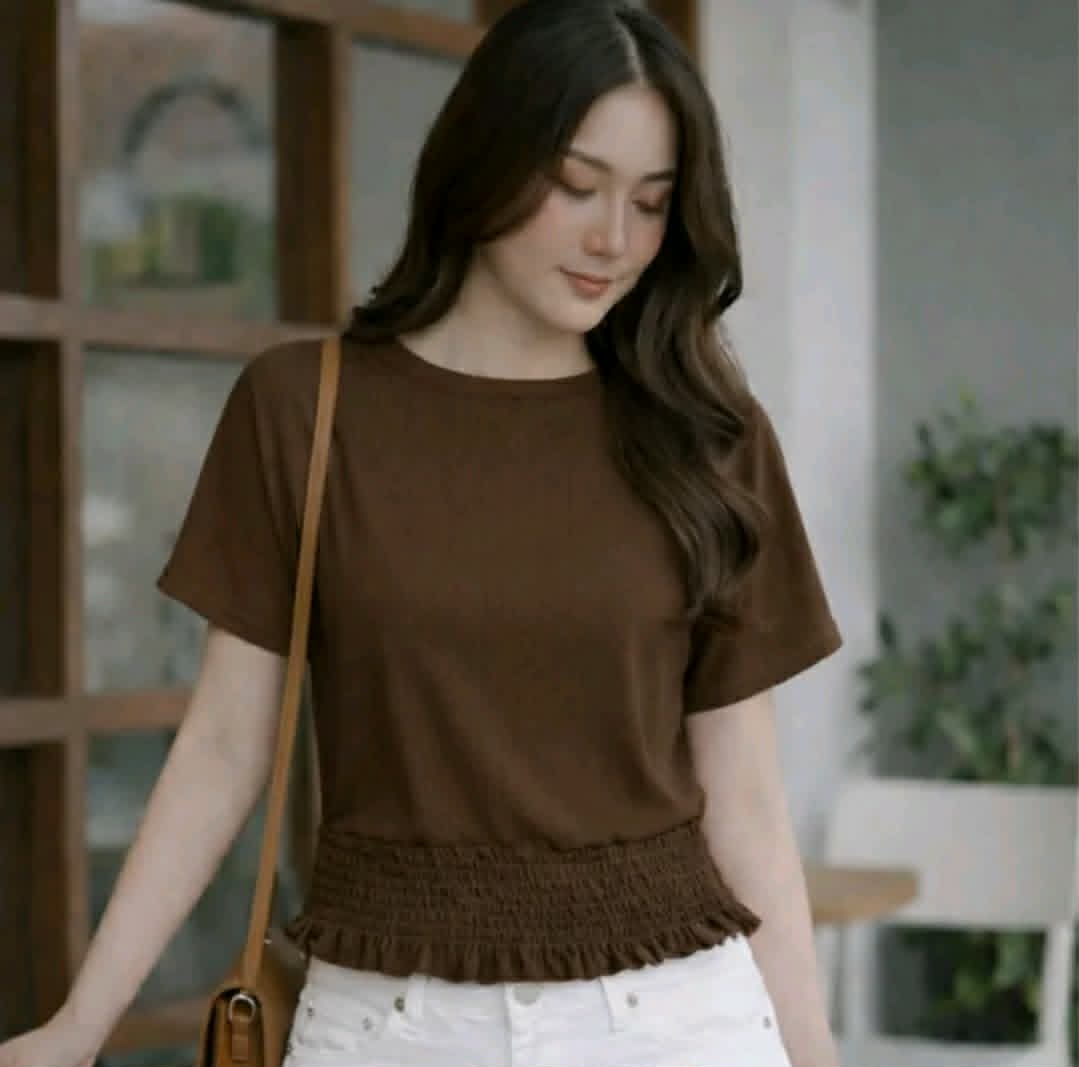 SMOCKED BOTTOM TOP ( BUY 1 TAKE 1 )