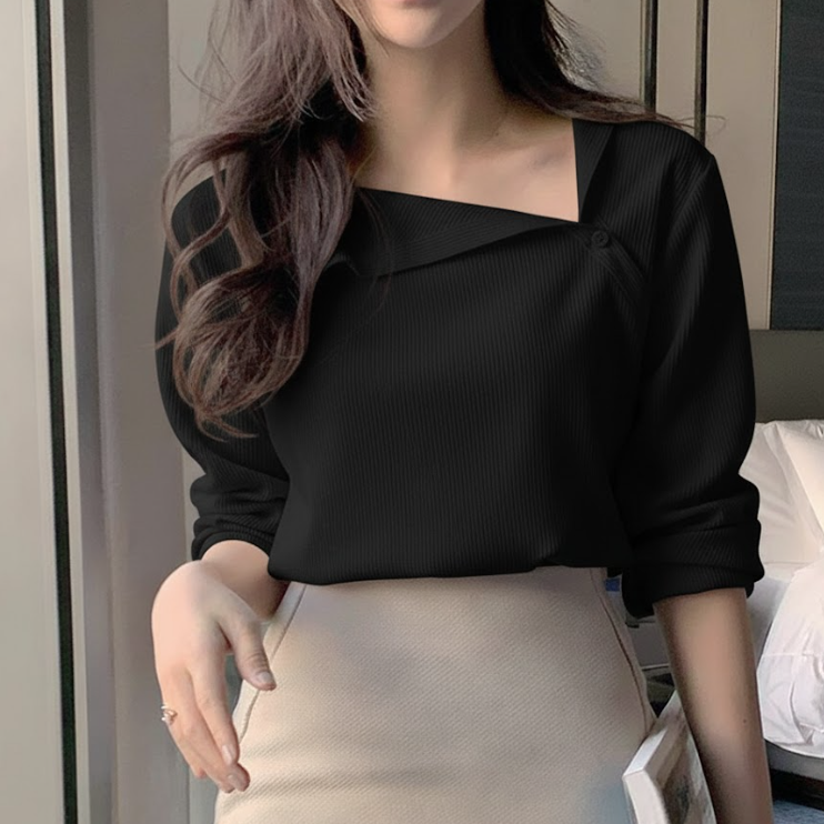 LONGSLEEVE V-NECK TOP (BUY 1 TAKE 1)