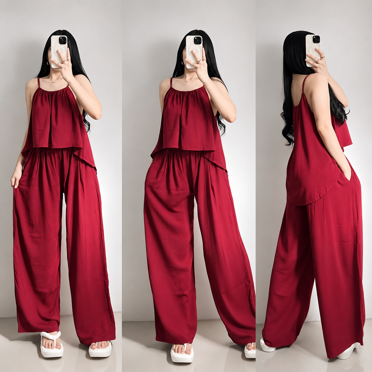 CARMEN CASUAL CHALLIS TERNO PANTS ( BUY 1 TAKE 1 )