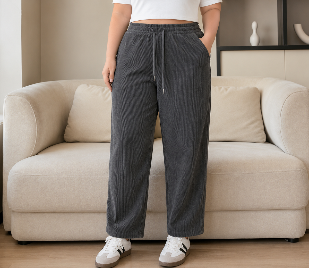 KOREAN CORDUROY STYLE PANTS (BUY 1 TAKE 1)