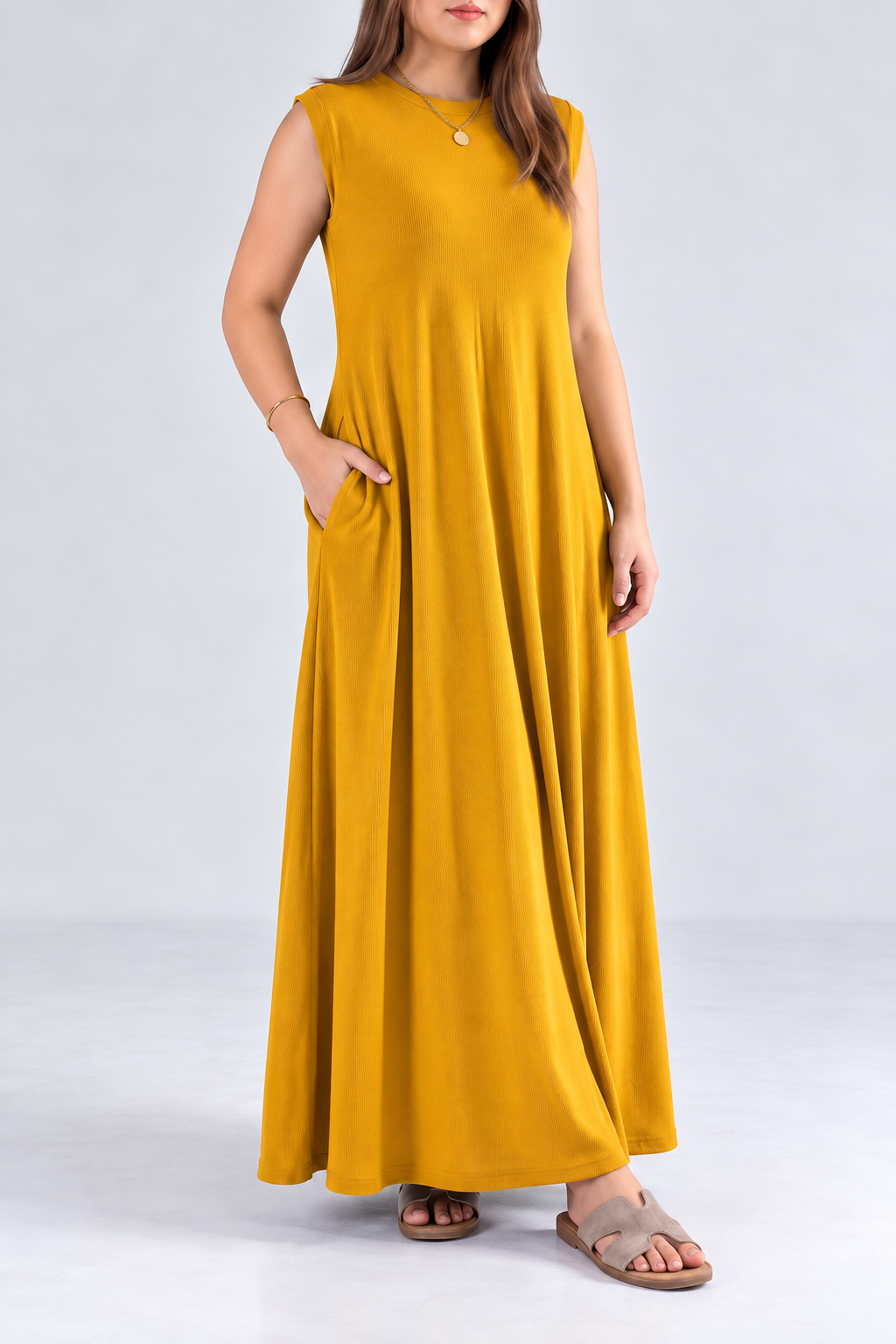 ALY SLEEVELESS MAXI DRESS ( BUY 1 TAKE 1 )