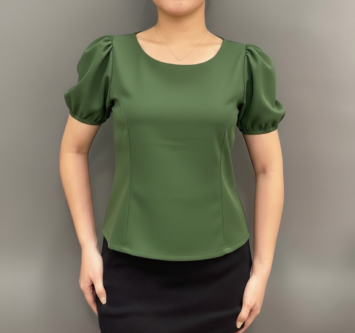 AMARI PUFFSLEEVES TOP  (BUY 1 TAKE 1)