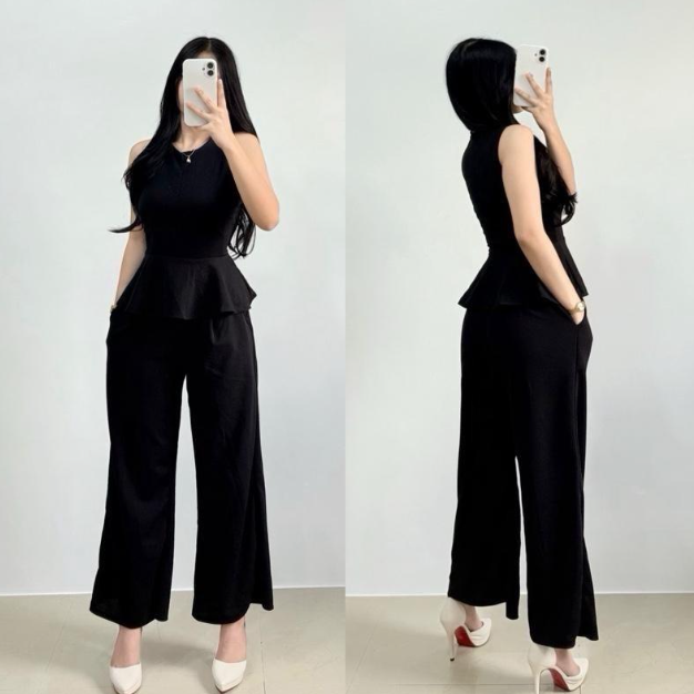 SLEEVELESS TOP AND PANTS TERNO  (BUY 1 TAKE 1)