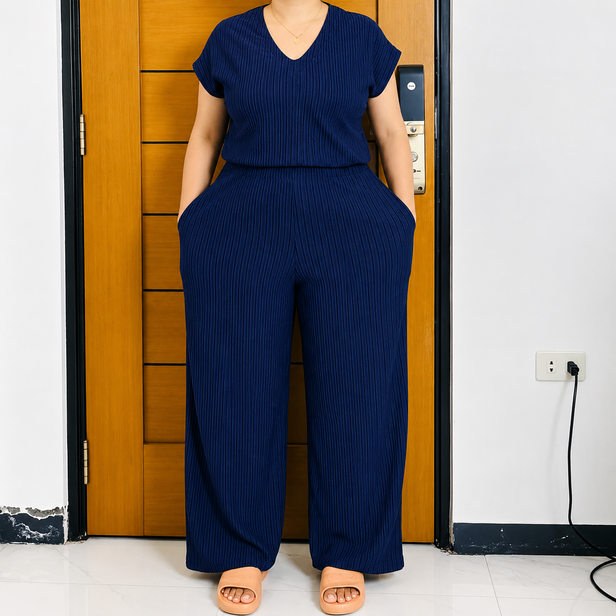 V NECK TERNO BOHO PANTS ( BUY 1 TAKE 1 )