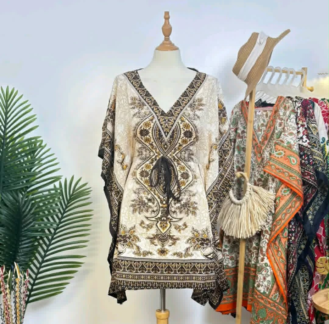 MIDI KAFTAN DASTER DRESS ( BUY 1 TAKE 1 )
