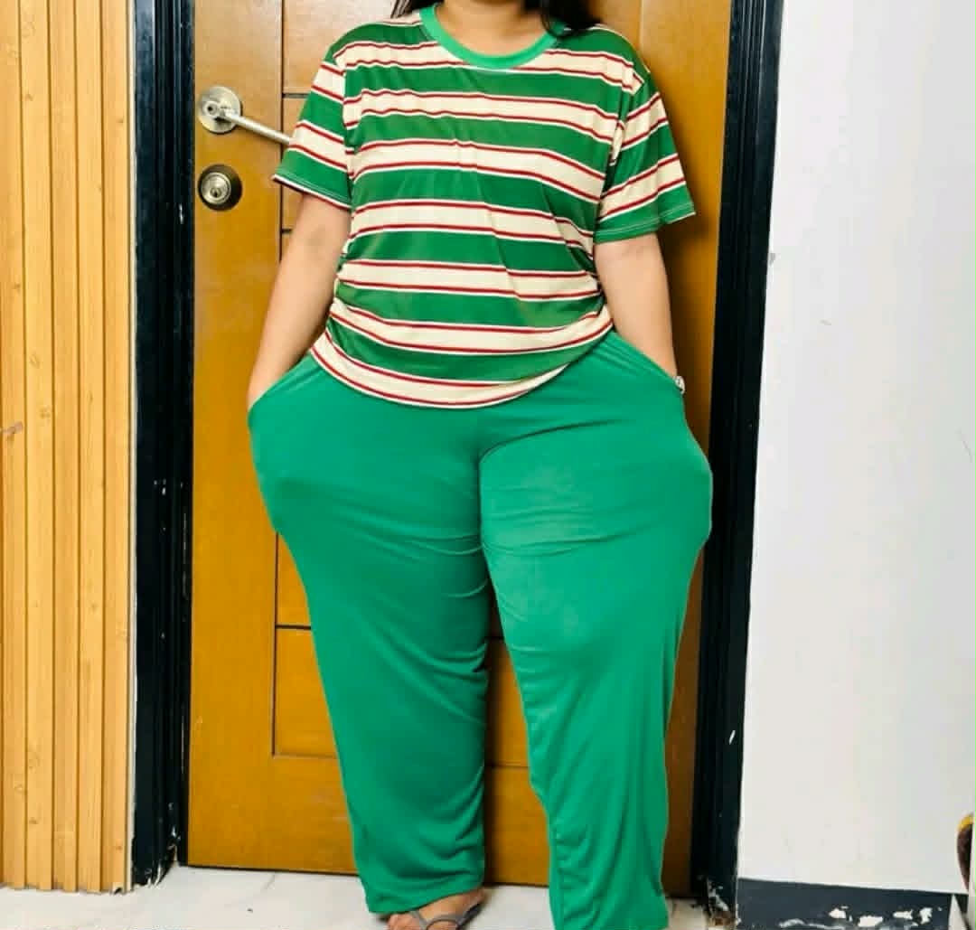 FLORA PLUS SIZE STRIPE TERNO ( BUY 1 TAKE 1 )