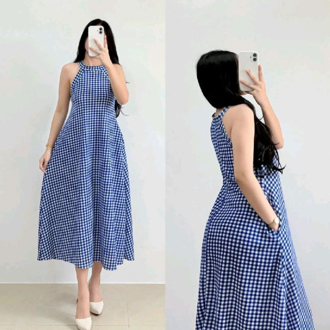 ASHLY HALTER DRESS (BUY 1 TAKE 1)