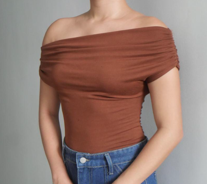 CELINA OFF SHOULDER BASIC TOP (BUY 1 TAKE 1)