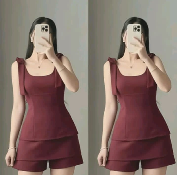 ALYSSA SLEEVELESS TOP & SKORTS TERNO