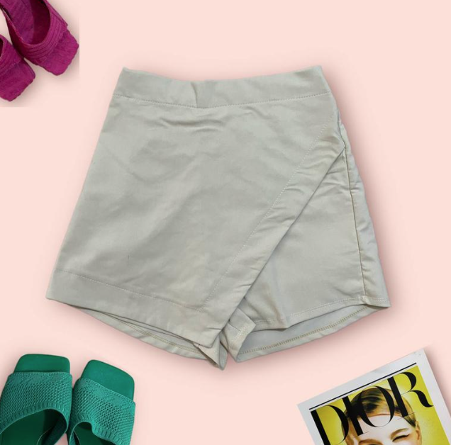 HIGH WAISTED ASYMMETRIC SKORT (BUY 1 TAKE 1)