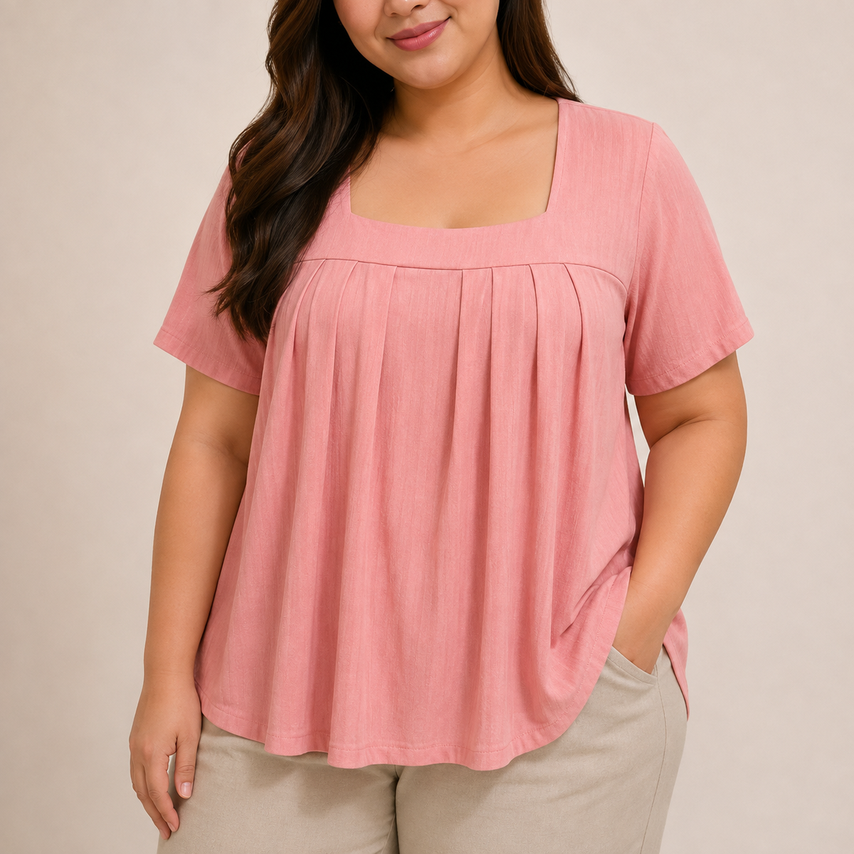 FLOWY KNIT TOP (BUY 1 TAKE 1)