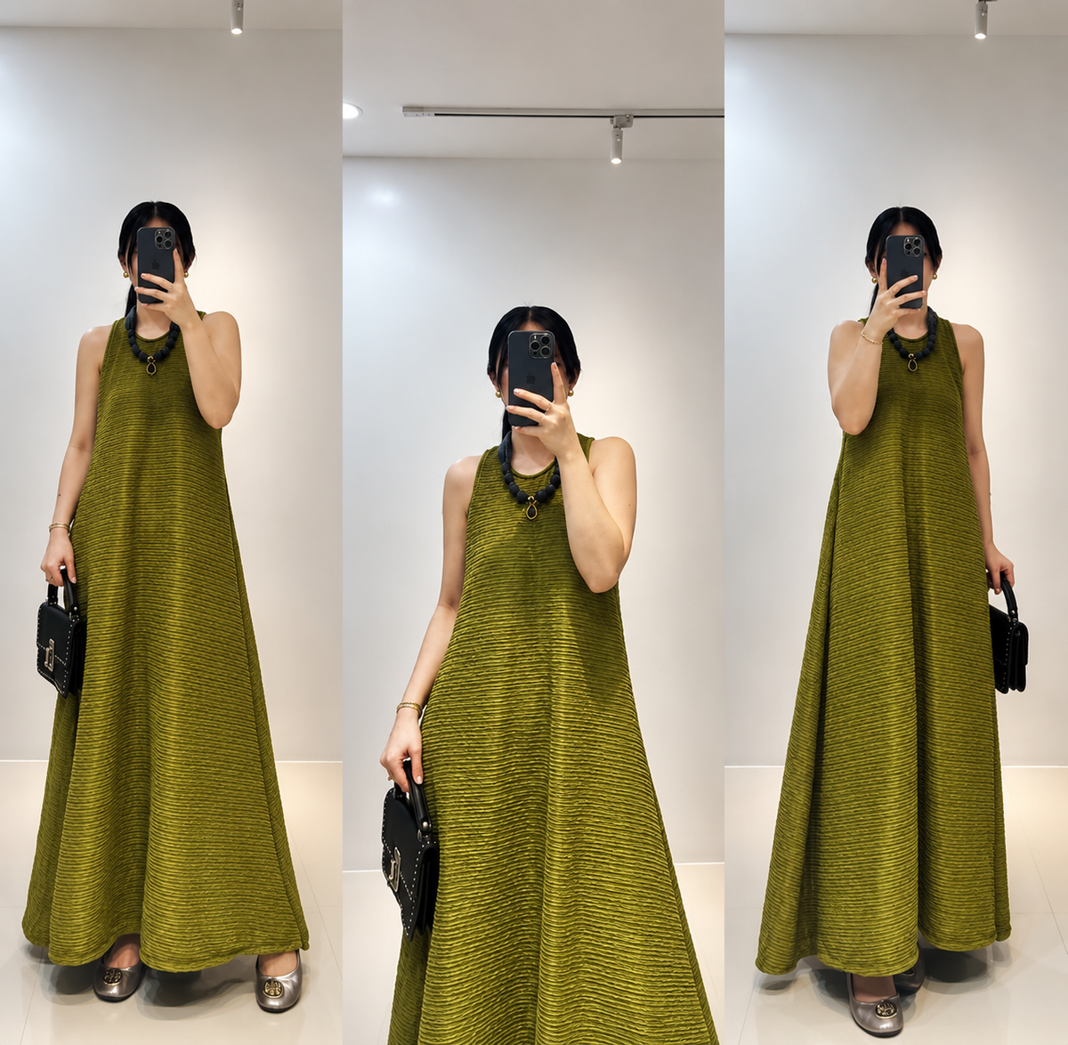 ROMINA BARK MAXI DRESS (BUY 1 TAKE 1)