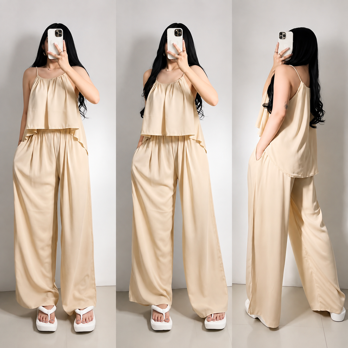 CARMEN CASUAL CHALLIS TERNO PANTS ( BUY 1 TAKE 1 )