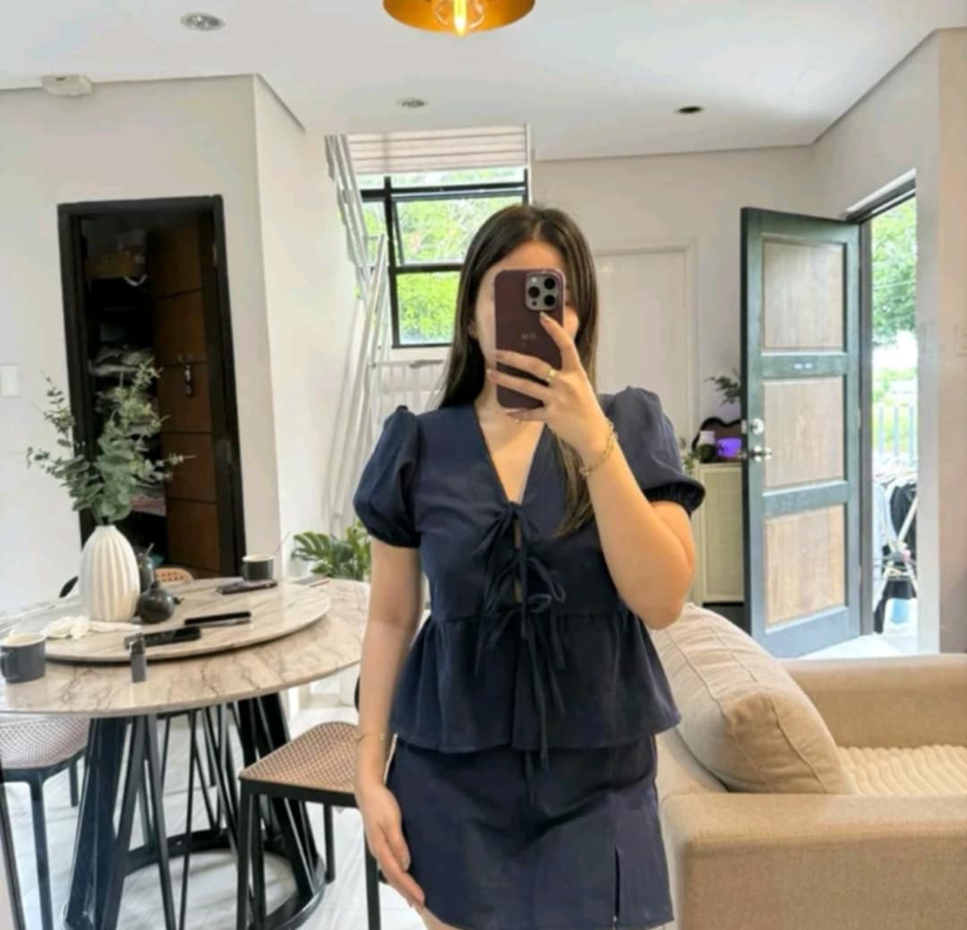 FREYA TOP AND SKIRT TERNO (BUY 1 TAKE 1)