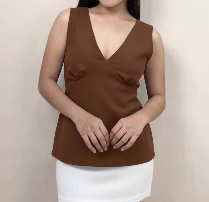 YAZEL VNECK TOP (BUY 1 TAKE 1)