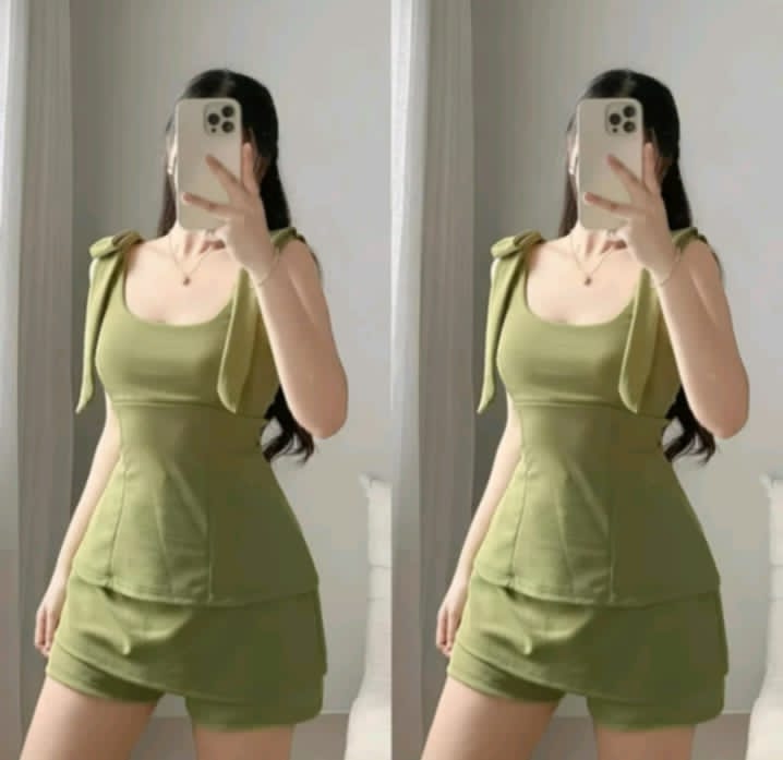 ALYSSA SLEEVELESS TOP & SKORTS TERNO
