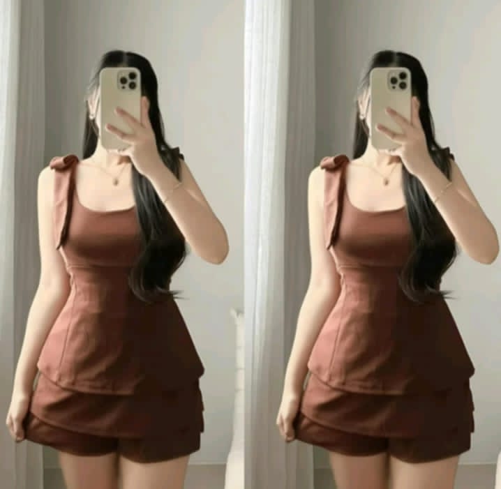 ALYSSA SLEEVELESS TOP & SKORTS TERNO