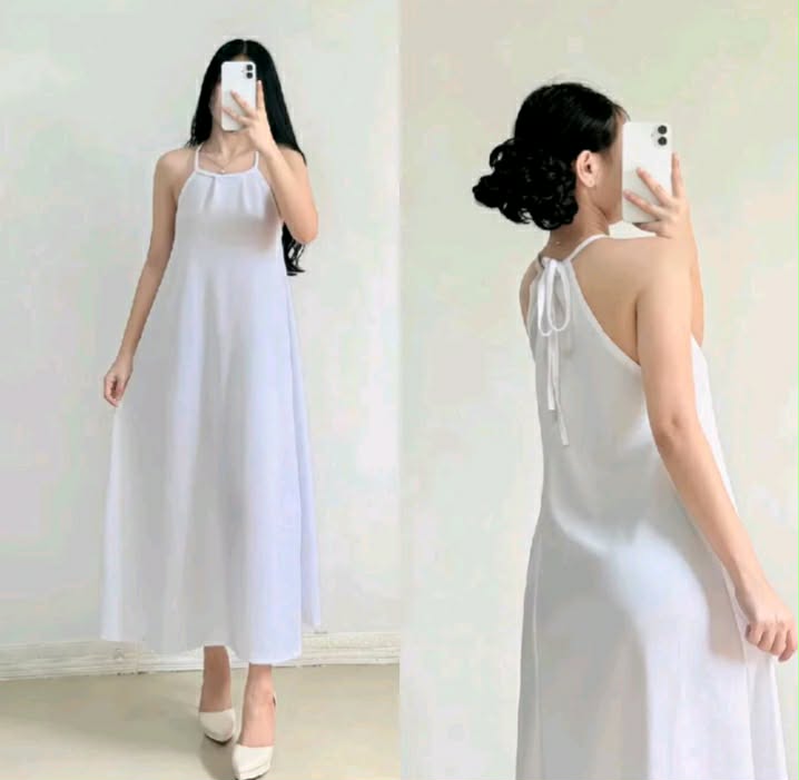 AURORA BACK TIE MAXI DRESS