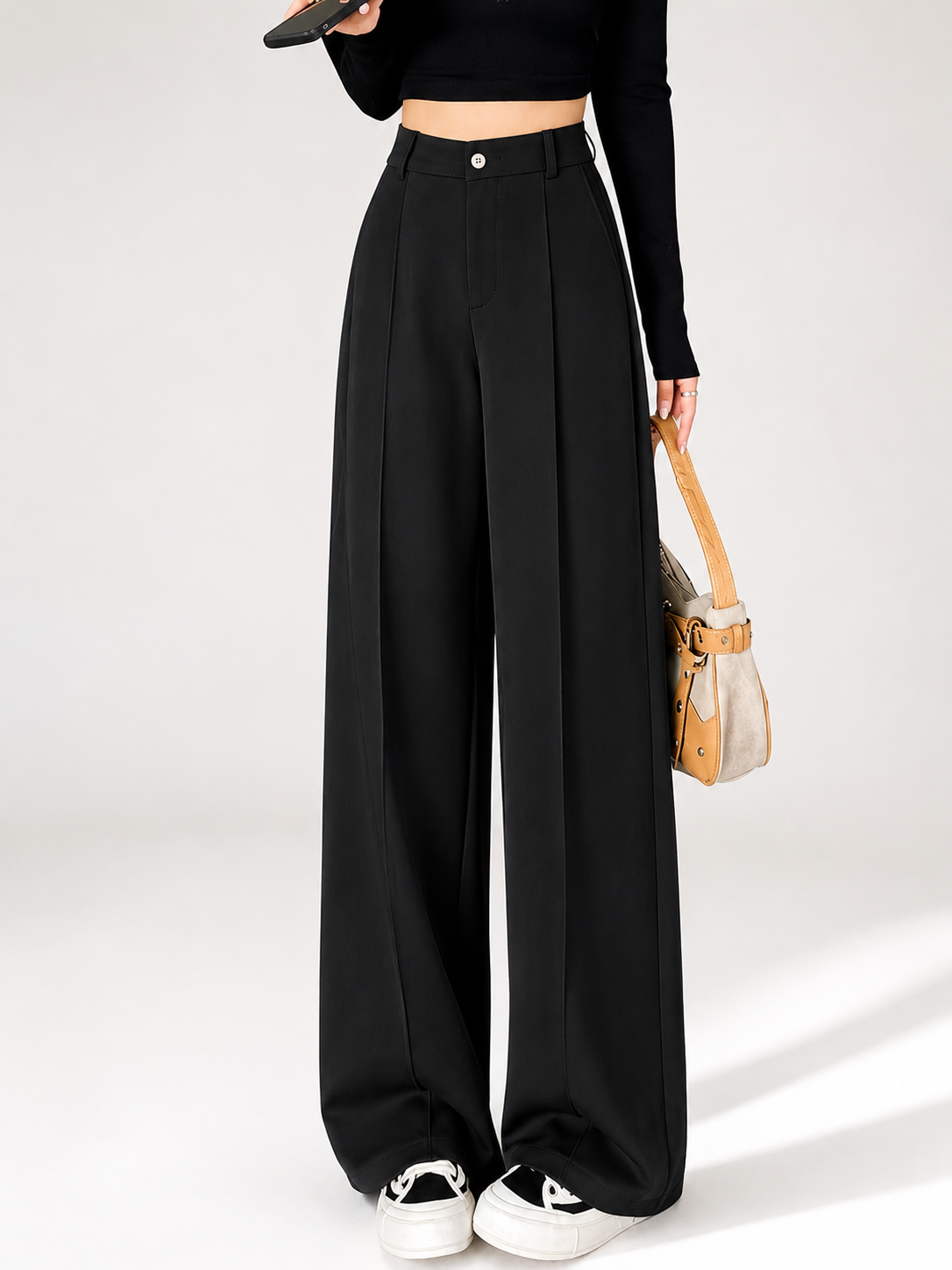 CRISSA PREMIUM HIGH WAIST BAGGY PANTS
