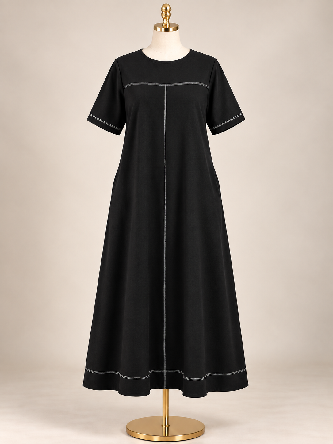 VENICE CLASSIC STITCH MIDI DRESS