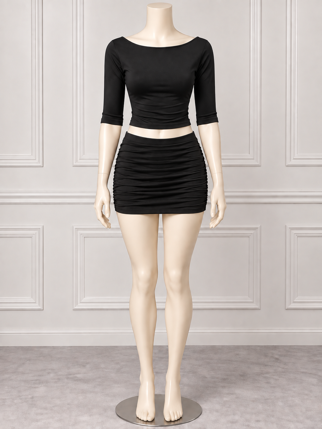 SABRINA PREMIUM TOP & SKIRT SET