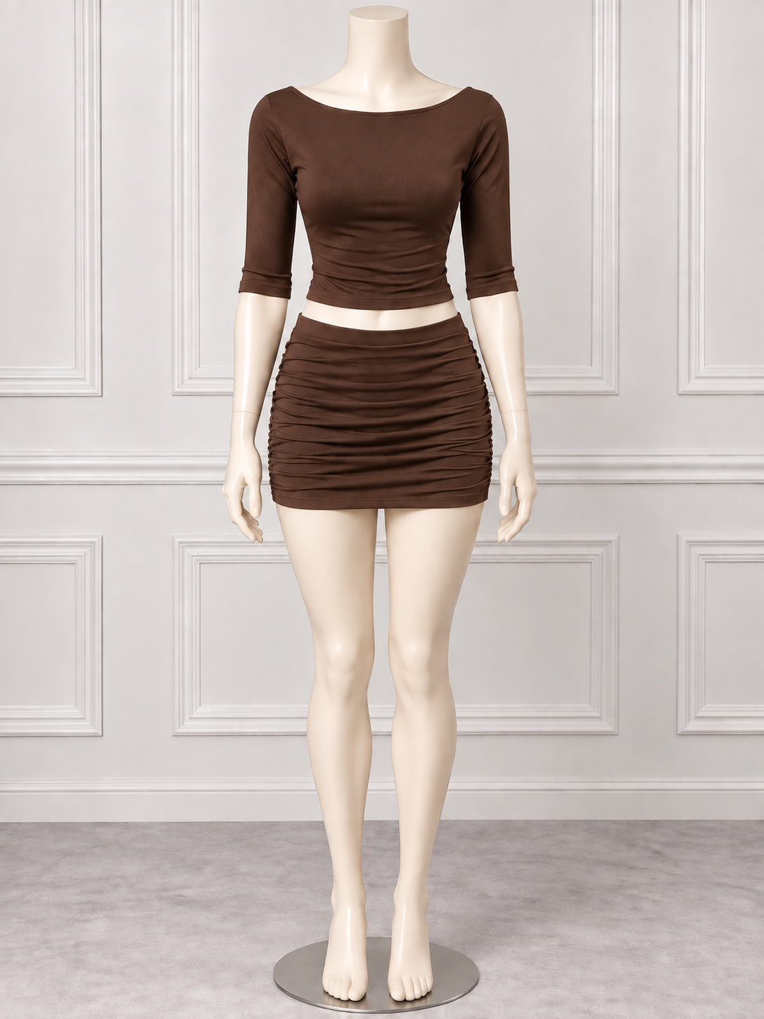 SABRINA PREMIUM TOP & SKIRT SET