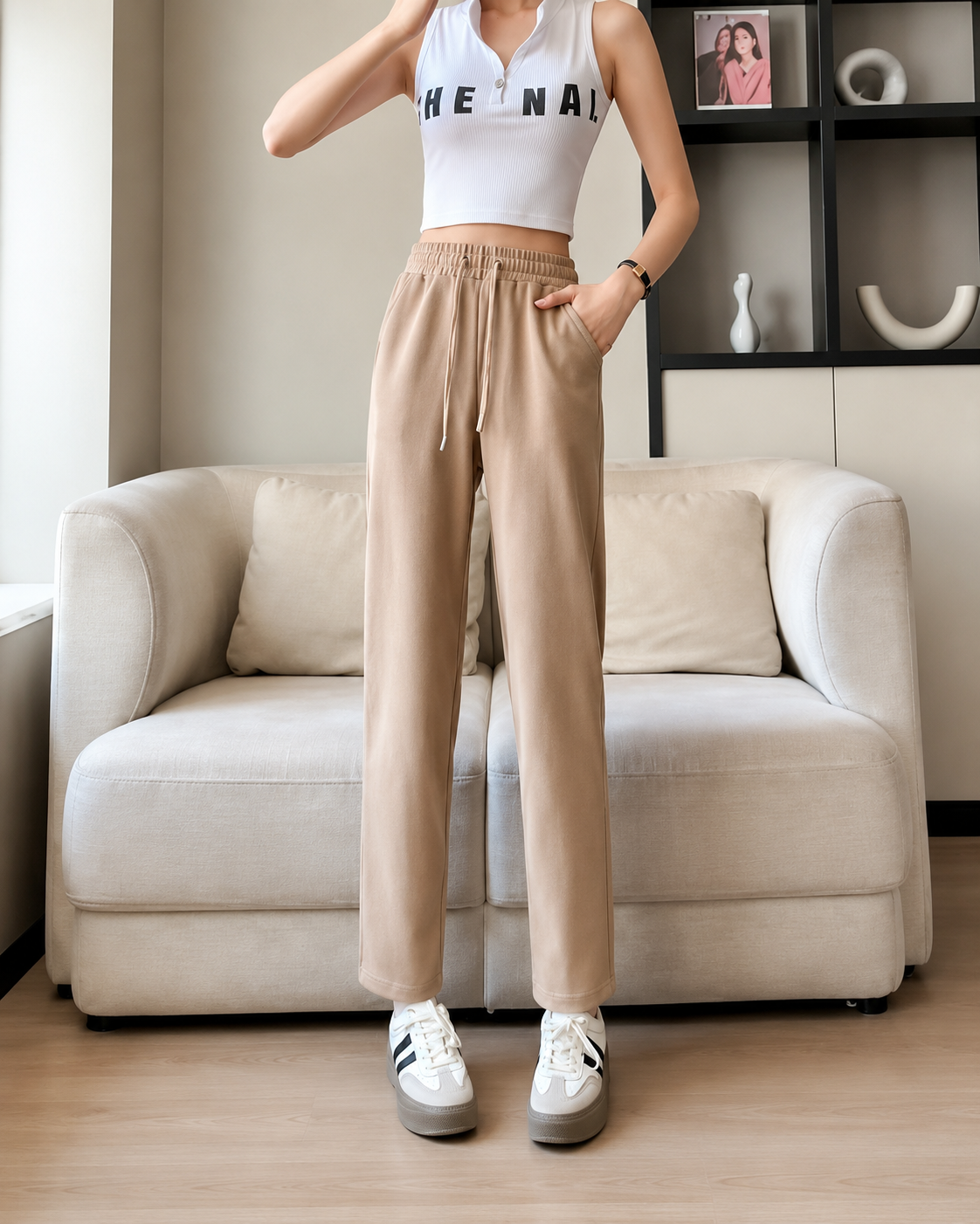 KOREAN FASHION STRAIGHT PANTS
