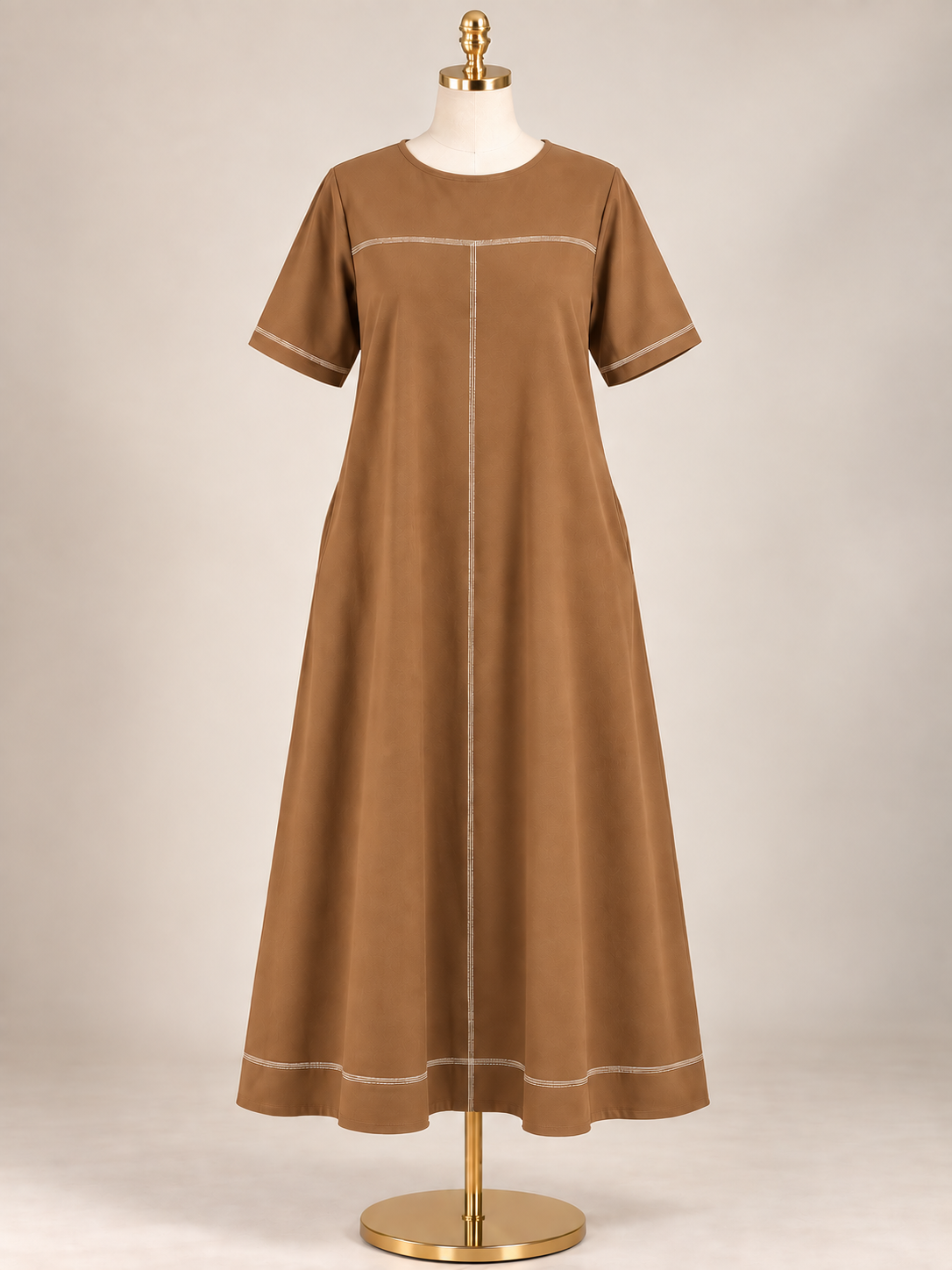 VENICE CLASSIC STITCH MIDI DRESS
