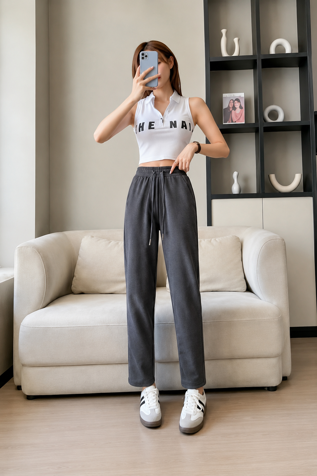 KOREAN FASHION STRAIGHT PANTS