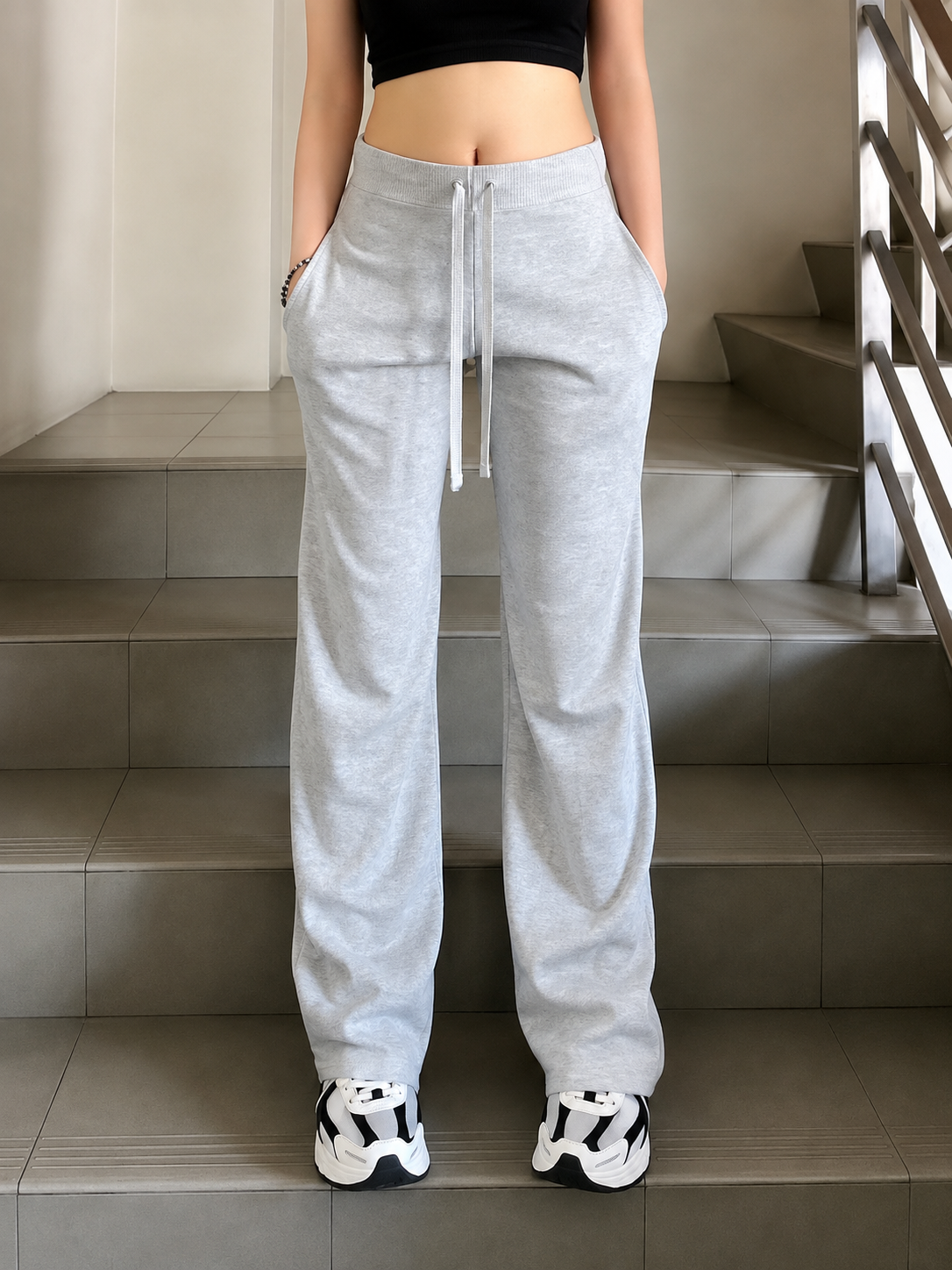KOREAN LUXE WIDE-LEG PANTS