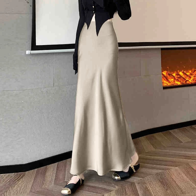 KOREAN CASUAL SATIN SKIRT BUY 1 TAKE 1