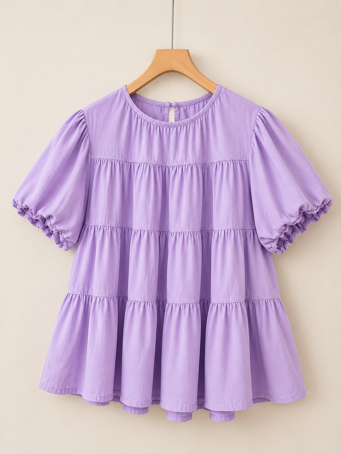 KOREAN STYLE ROUND-NECK SHIRT