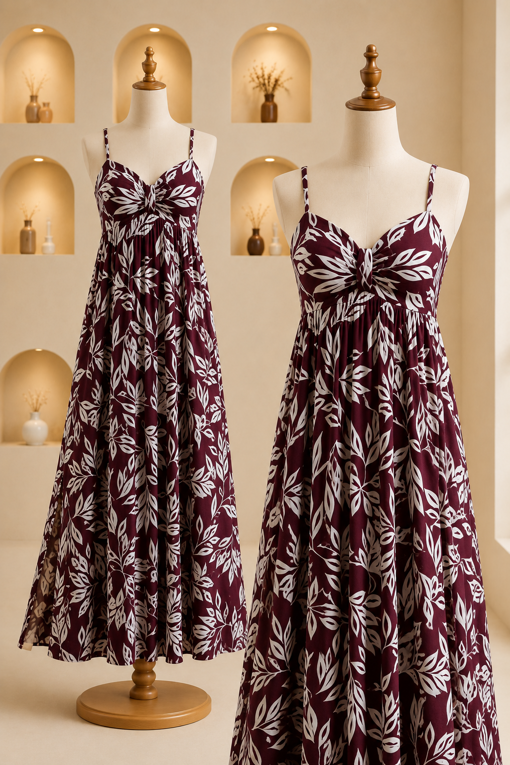 XIXU&CO PREMIUM "P A D D E D" MAXI DRESS