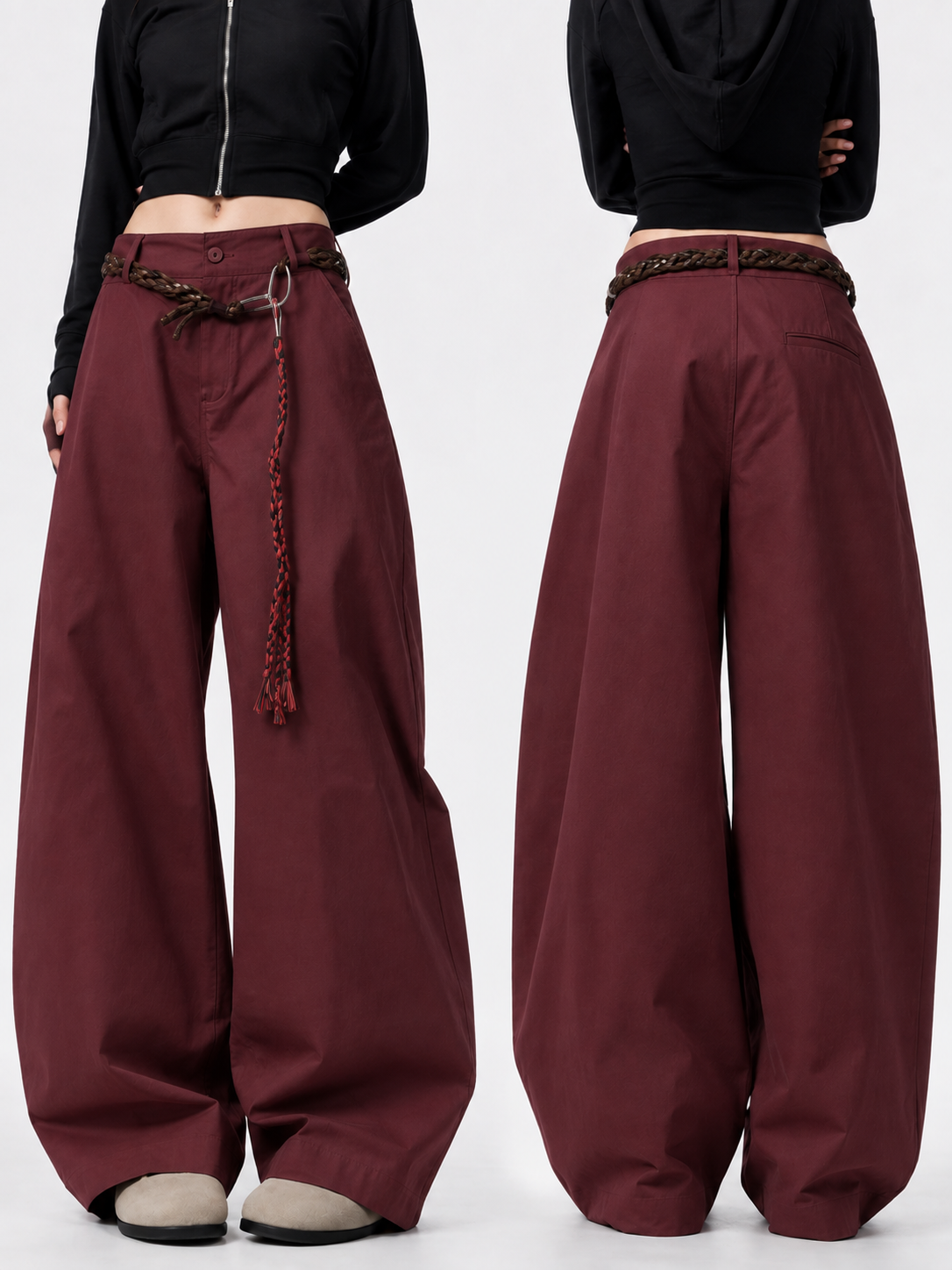 KINYOO BAGGY CARGO TROUSER PANTS