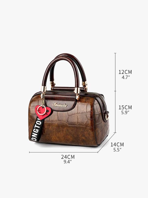 CROCODILE EMBOSSED BAG