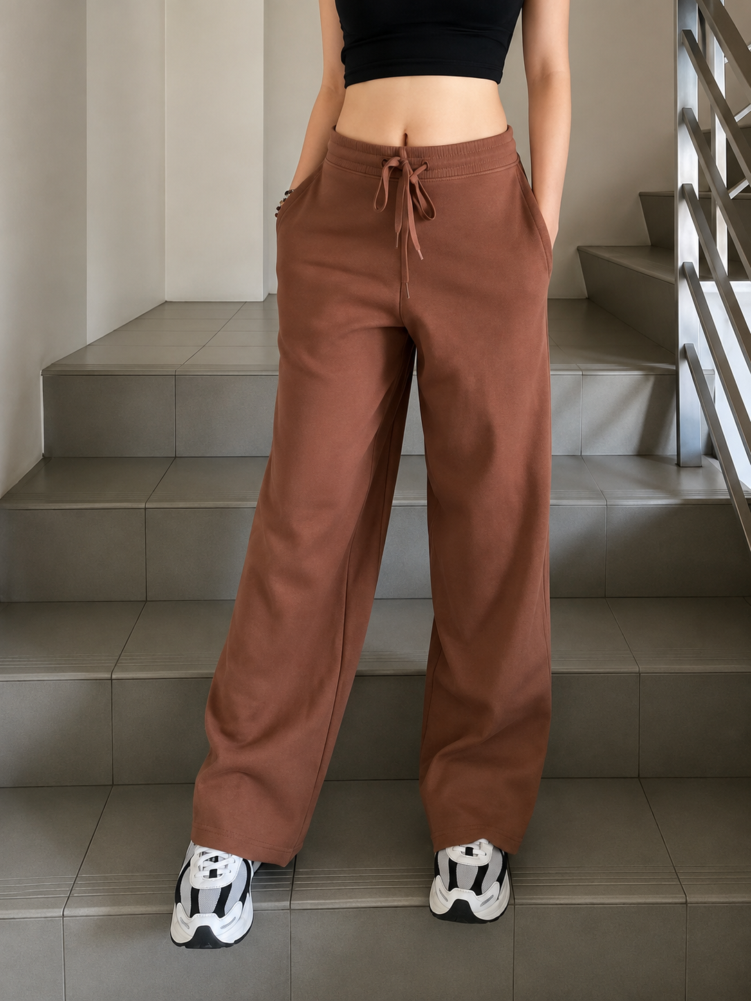 KOREAN LUXE WIDE-LEG PANTS