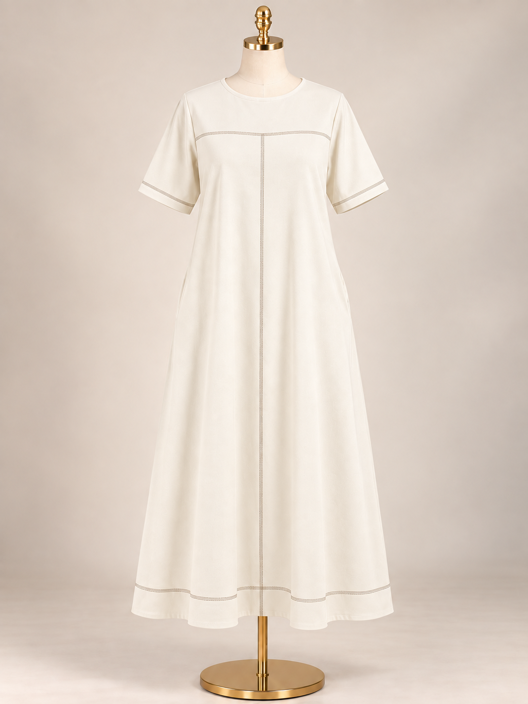 VENICE CLASSIC STITCH MIDI DRESS