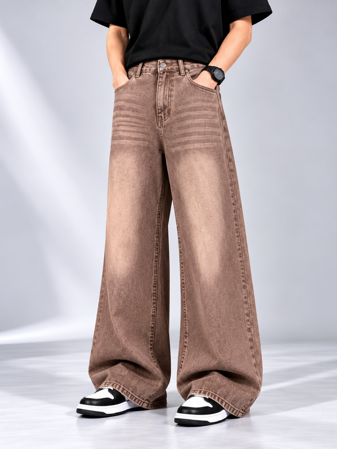 PREMIUM KOREAN WIDE-LEG JEANS