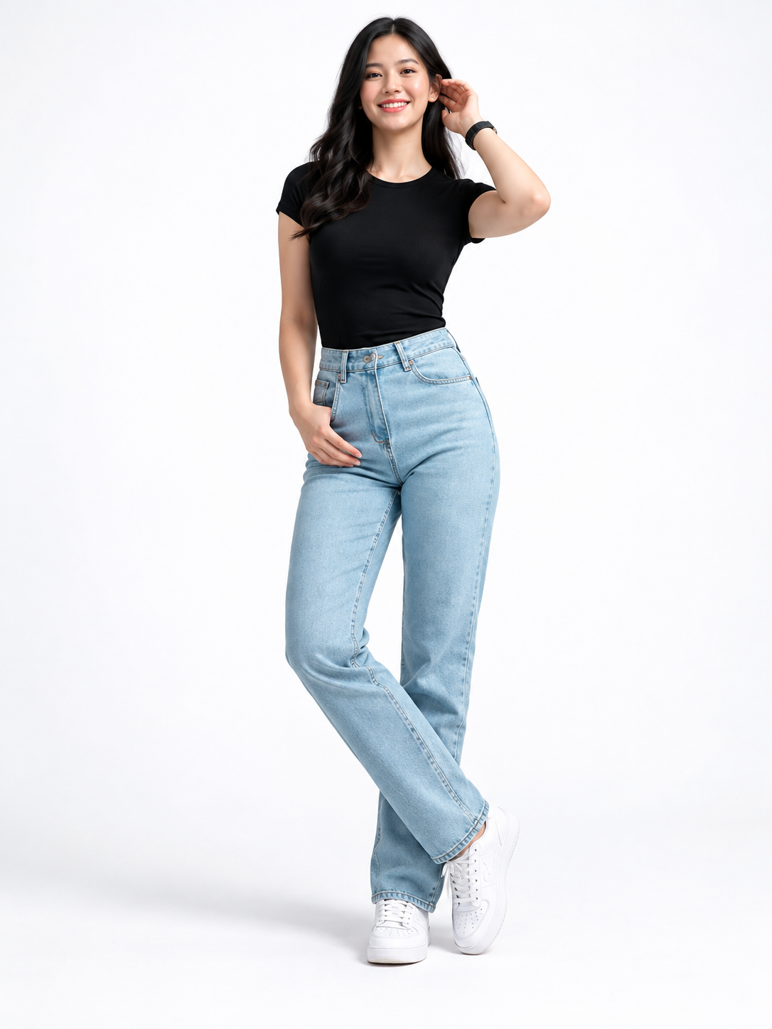 AMBER HIGHWAIST WIDE-LEG JEANS