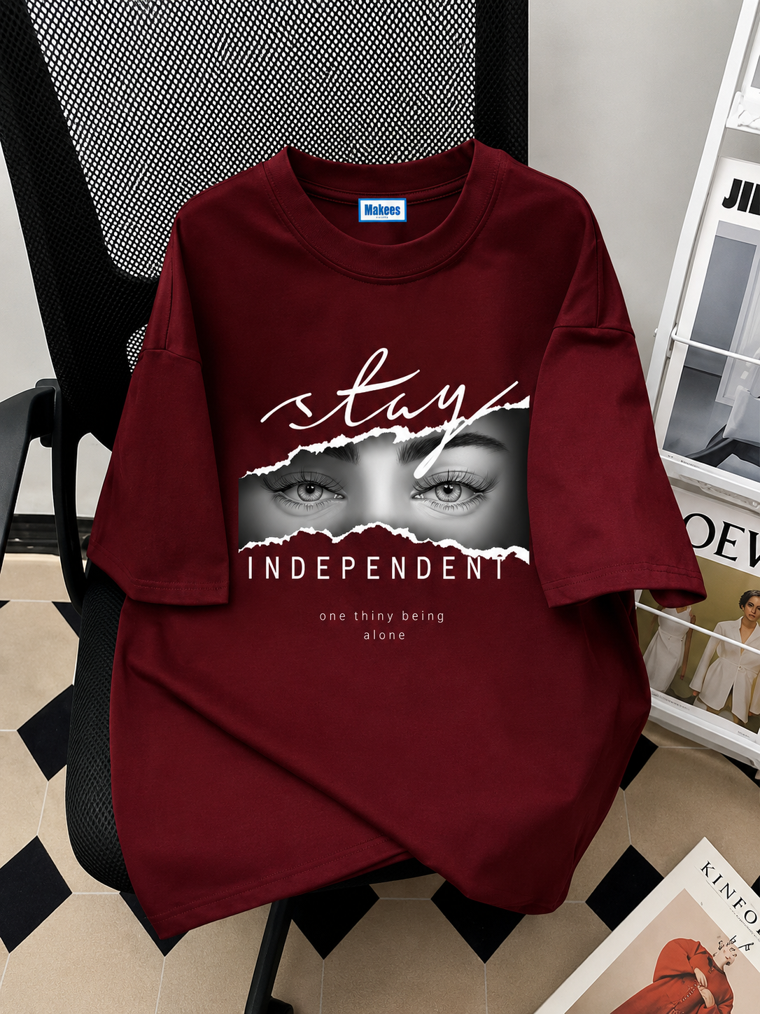 IMPORTED INDEPENDENT WOMEN T-SHIRT